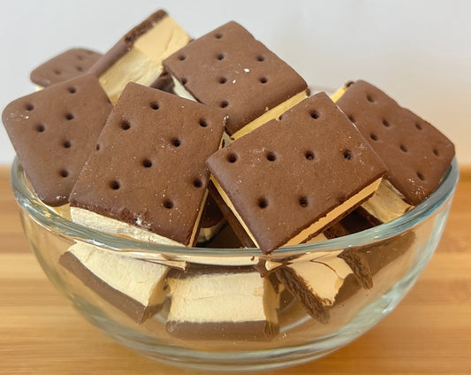 Ice Cream Vanilla Sandwich Bars- Freeze Dried