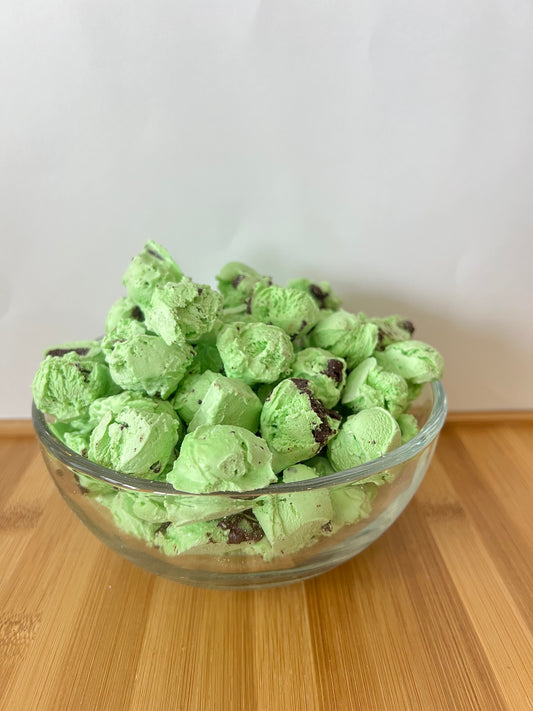 Ice Cream Scoops-Mint Chocolate- Freeze Dried