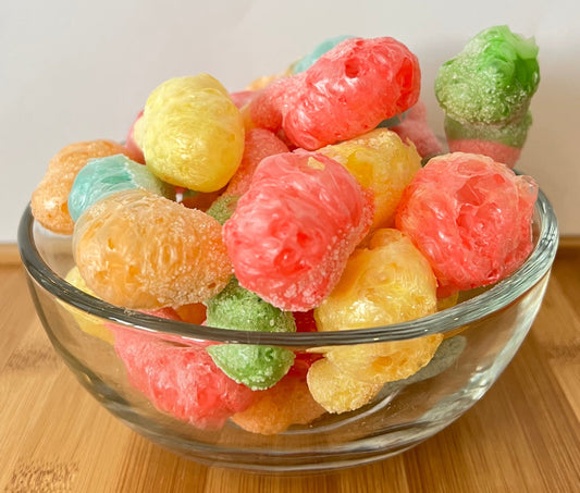 Sour Gummy Worms- Freeze Dried