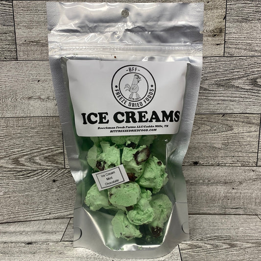 Ice Cream Scoops-Mint Chocolate- Freeze Dried