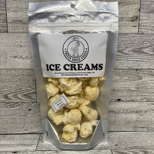 Ice Cream Scoops-Banana Pudding- Freeze Dried